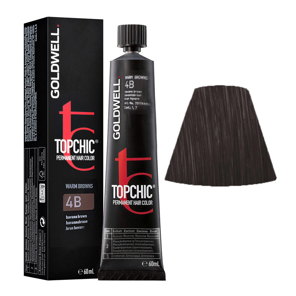 Tinta Capelli Goldwell Topchic 4B Castano Medio