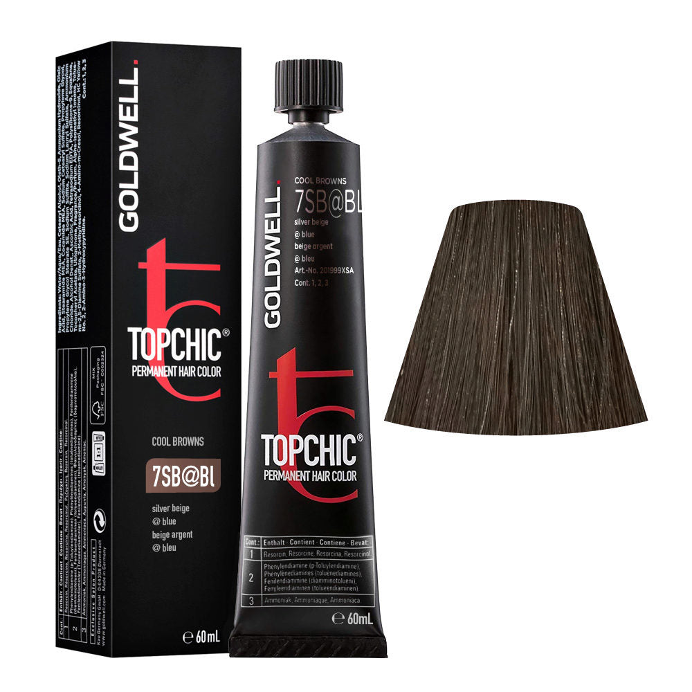 7SB@BL Beige Argento Tinta Capelli