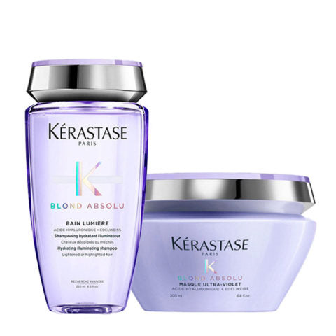 Kérastase Blond Absolu Kit Bain Lumière e Cicaflash Capelli Biondi