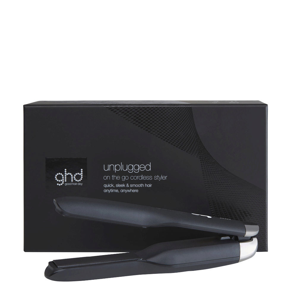 Ghd Unplugged Black - Piastra senza fili portatile e senza fili
