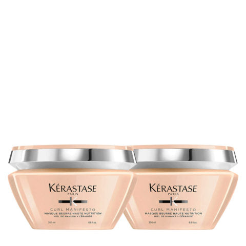 Kerastase Curl Manifesto Kit: Shampoo, Maschera e Crema per Capelli Ricci