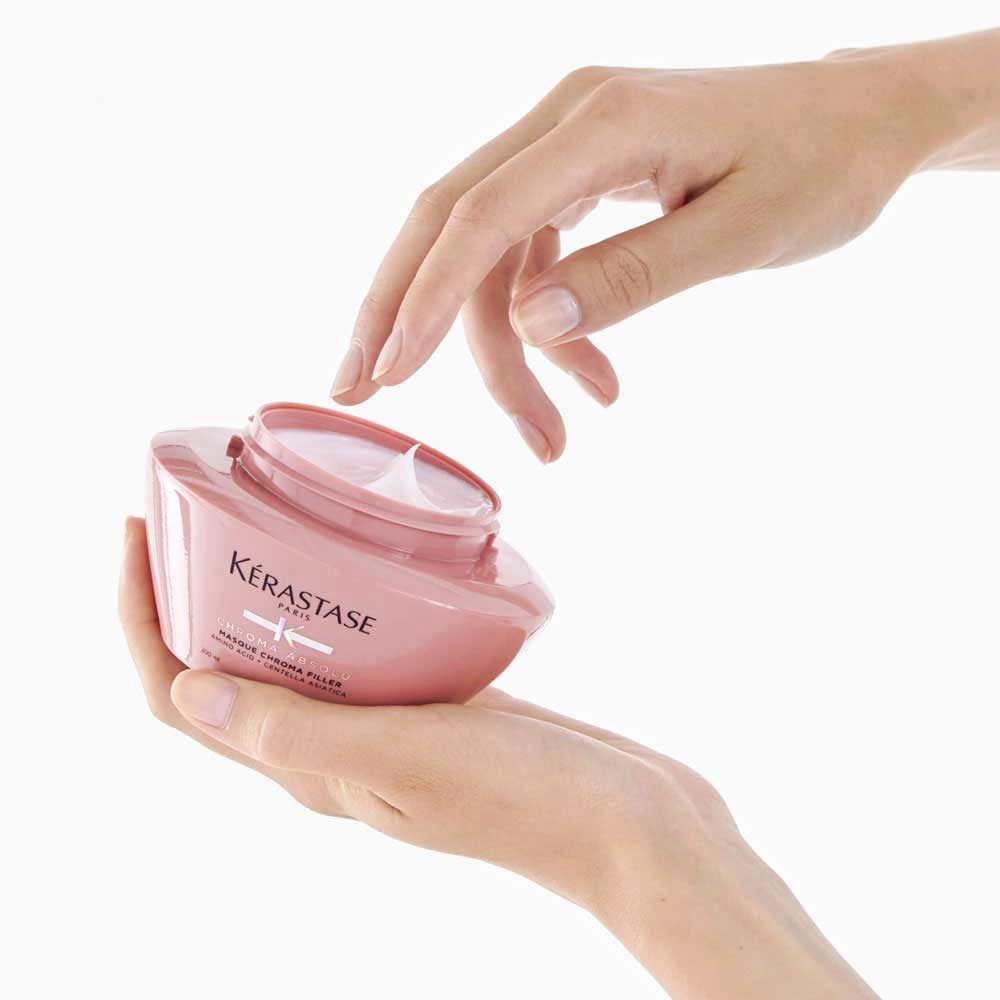 Kerastase Chroma Absolu Kit: Shampoo, Balsamo e Maschera per Capelli Colorati