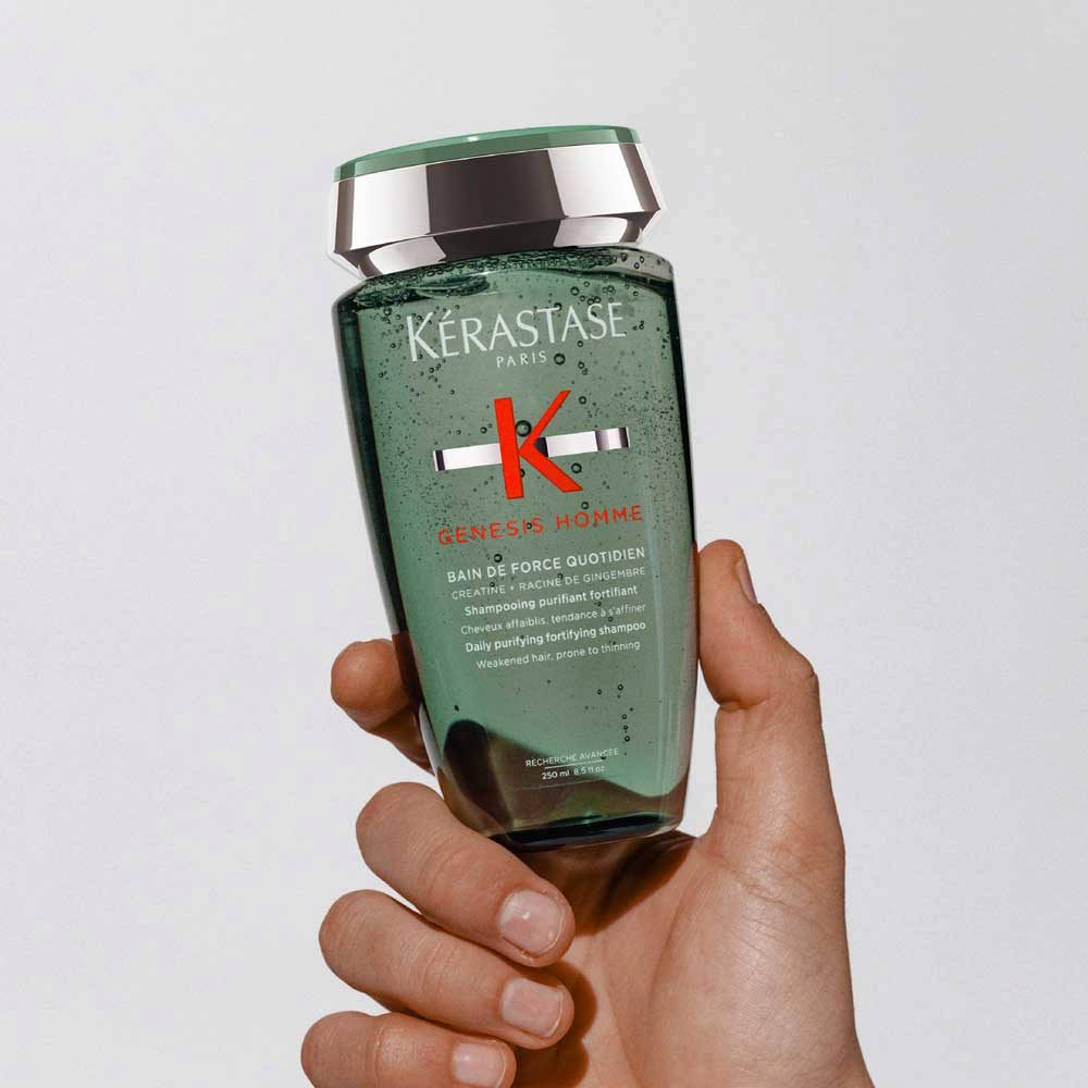 Kerastase Genesis Homme Bain, Spray Rinforzante Quotidiano per Capelli Uomo