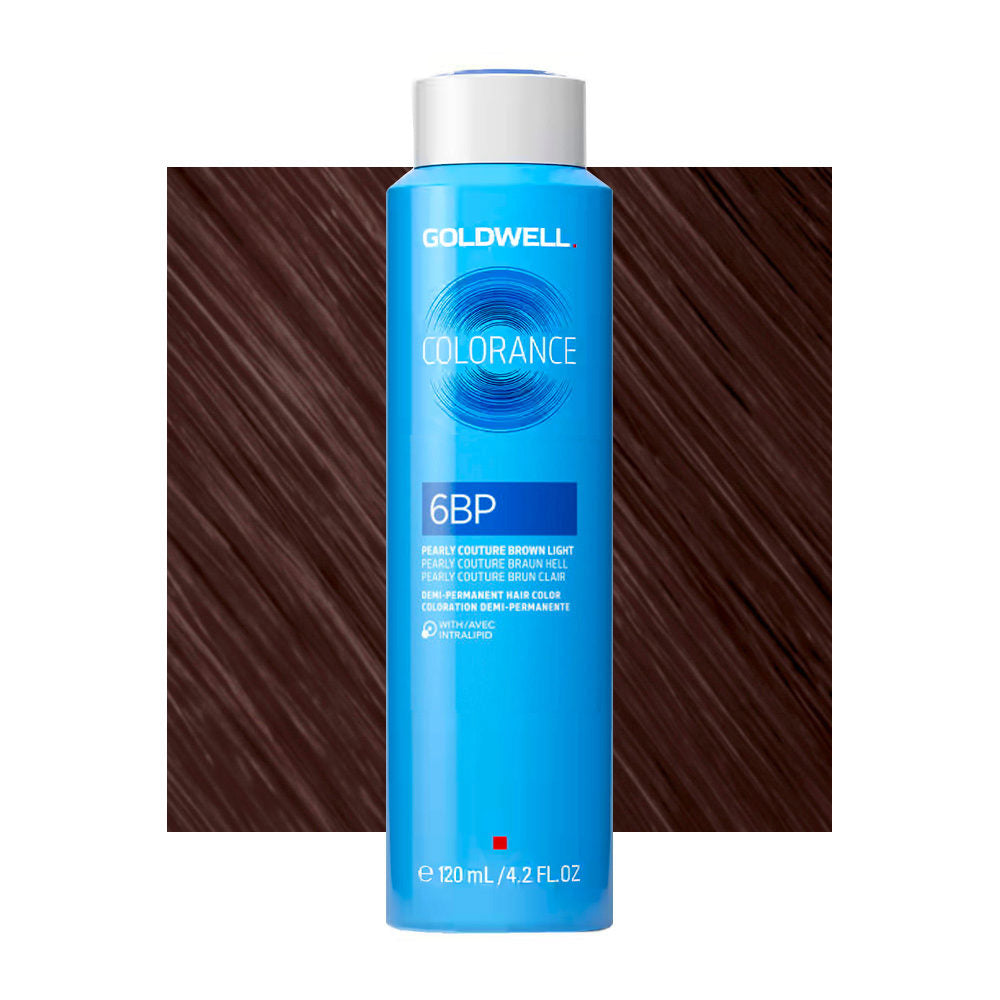 6BP Castano chiaro perla couture Goldwell Colorance Cool browns can 120ml