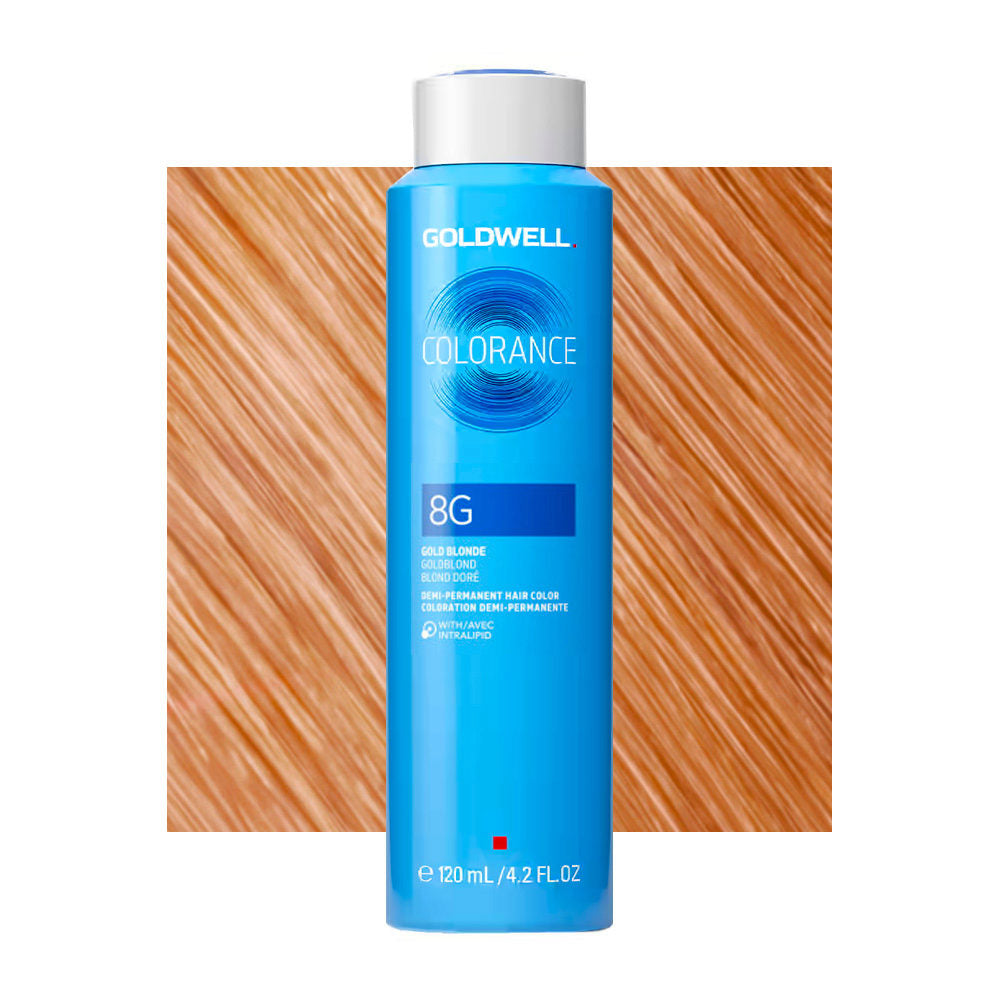8G Biondo chiaro dorato Goldwell Colorance Warm blondes can 120ml