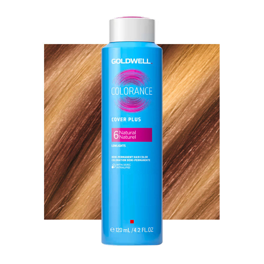 6 Natural Naturel Biondo Scuro Goldwell Colorance Cover Plus can 120ml