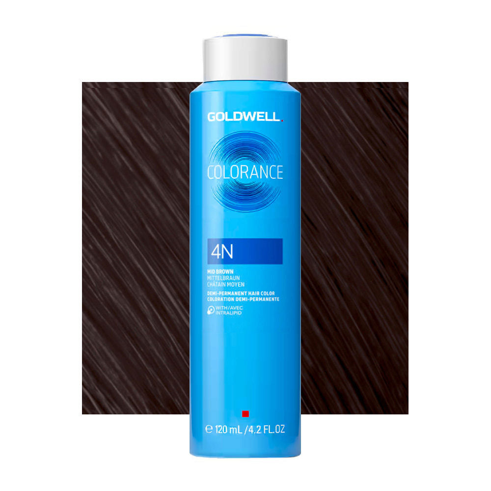 4N Castano medio naturale Goldwell Colorance Naturals can 120ml