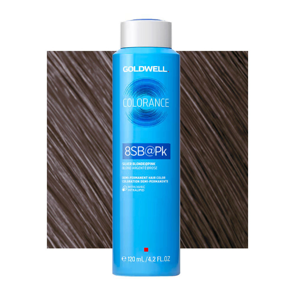 8SB@Pk Biondo argento illuminato rosa Goldwell Colorance Elumenated naturals can 120ml