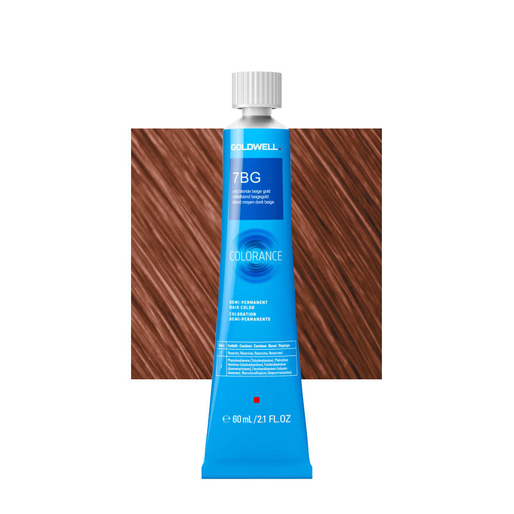 Tintura Capelli 7BG Biondo Medio Dorato Beige 60ml