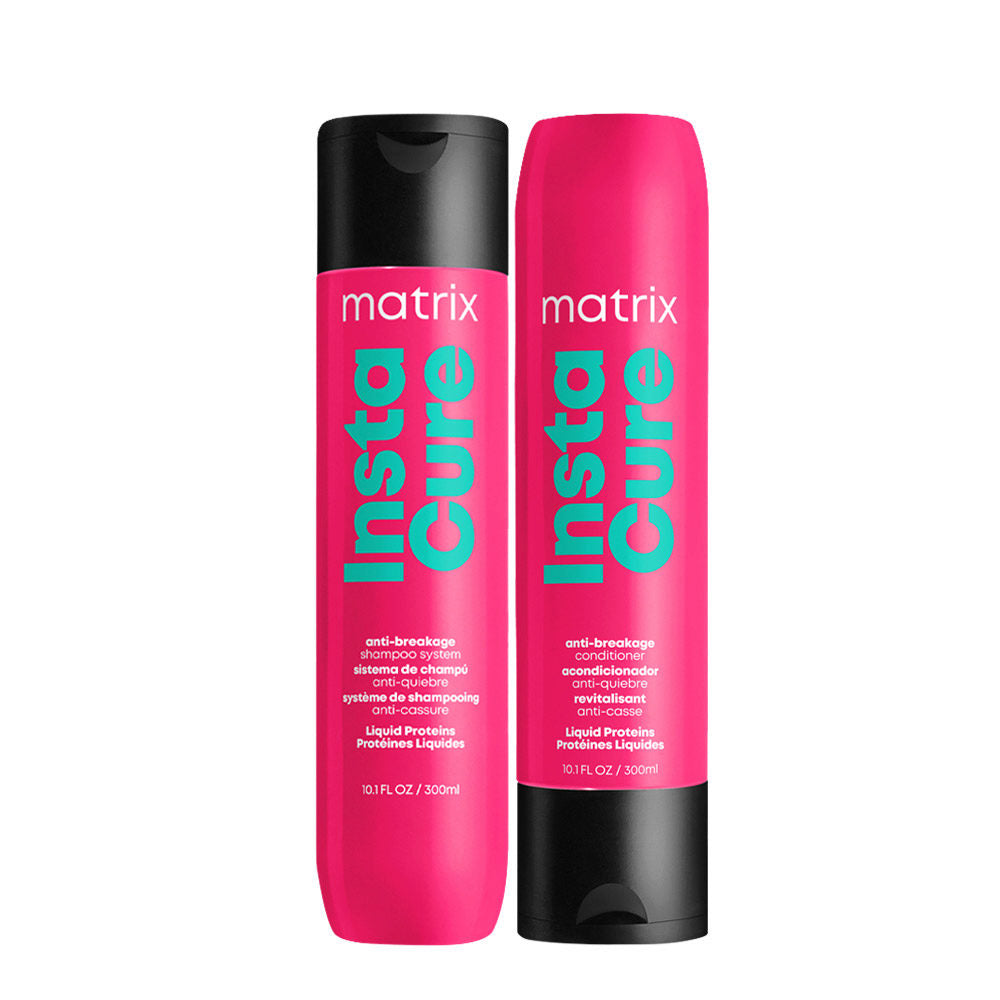 Matrix Instacure Shampoo e Balsamo Anti Rottura per Capelli Danneggiati