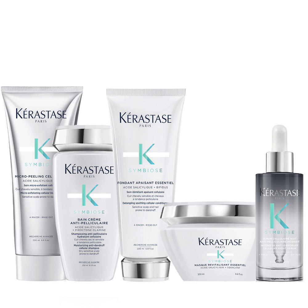 Kerastase Symbiose: Peeling, Shampoo, Conditioner, Masque & Serum Bundle