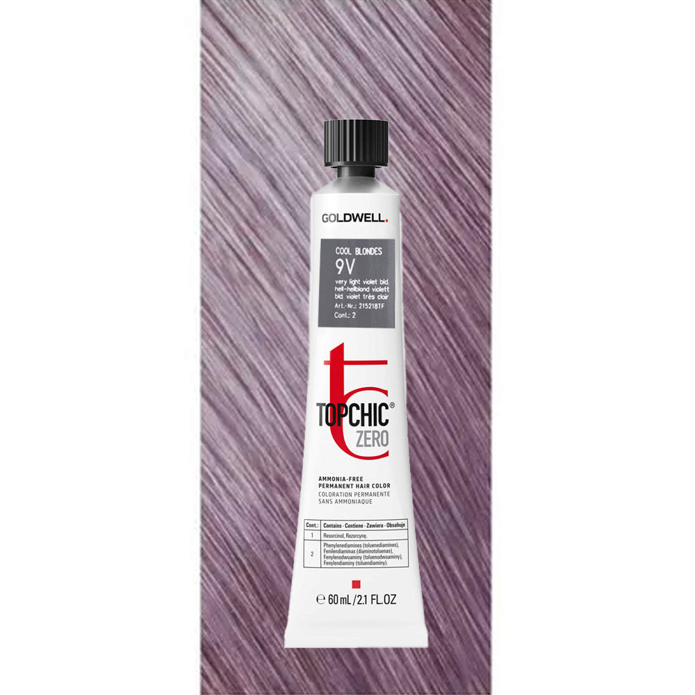 Tintura Capelli Bionda Chiara 9V Topchic Zero
