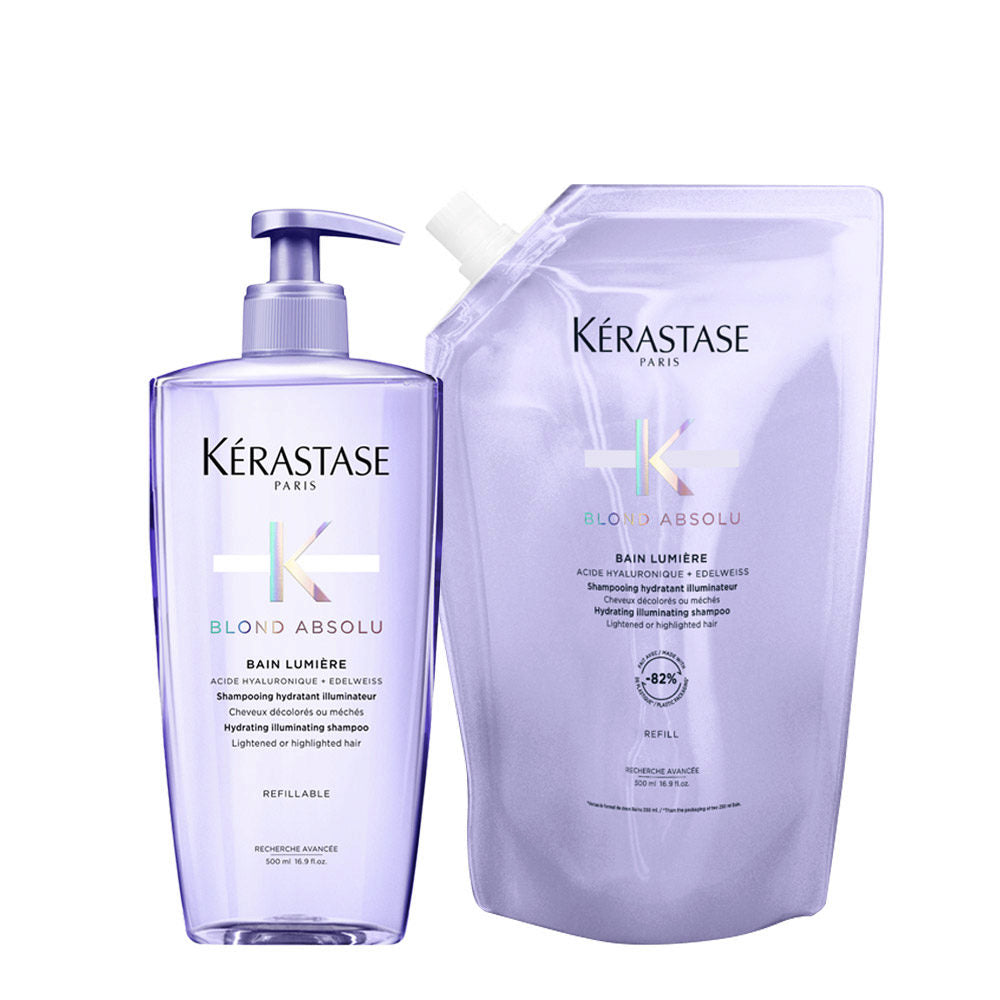 Kérastase Blond Absolu Bain Lumière Shampoo Illuminante + Ricarica 500ml