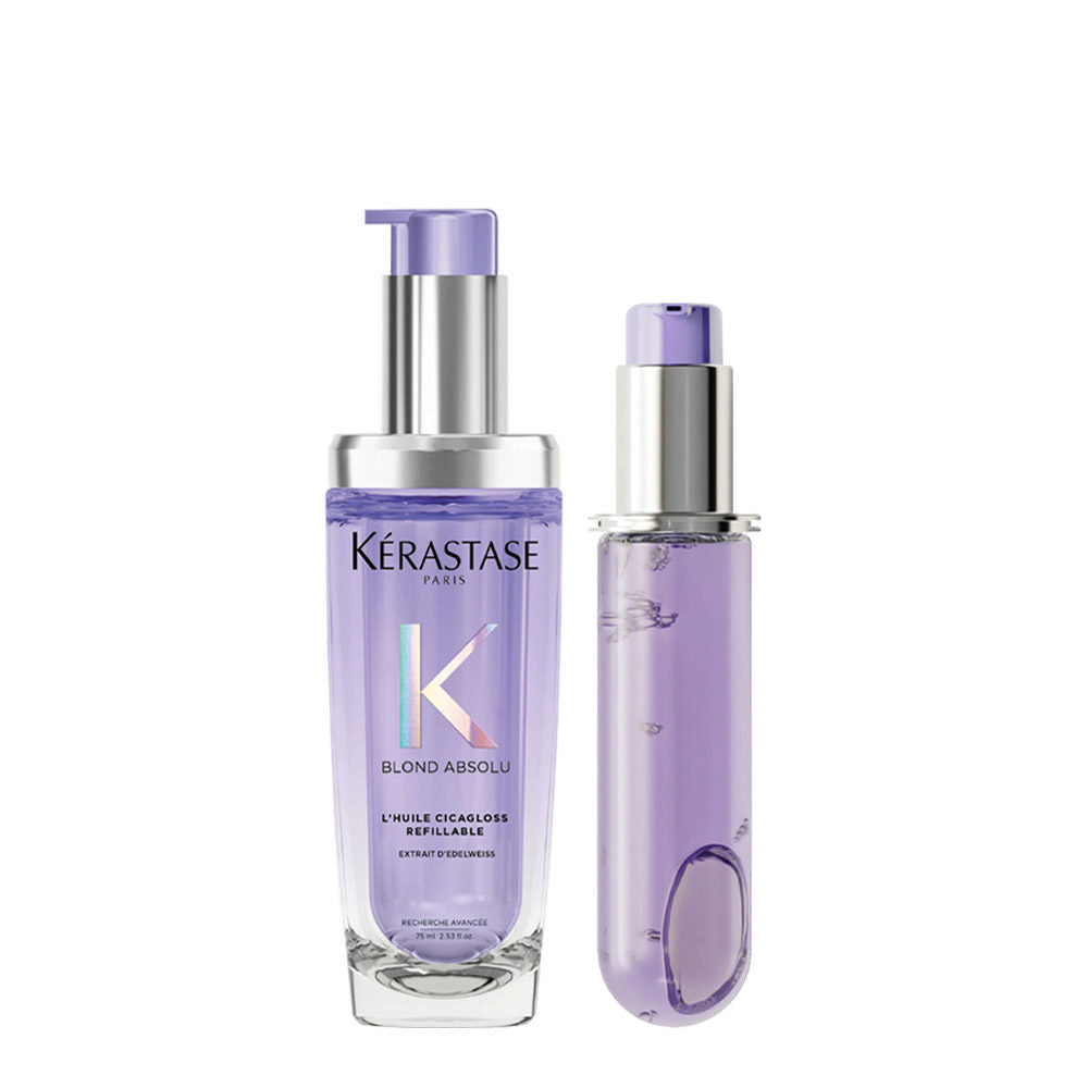 Kérastase Blond Absolu L'Huile Cicagloss 75ml + Ricarica Idratazione Profonda
