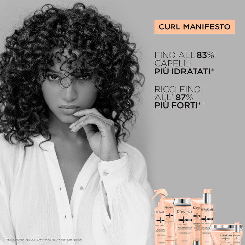 Kerastase Curl Manifesto Kit Capelli Ricci: Shampoo, Balsamo, Crema, Spray