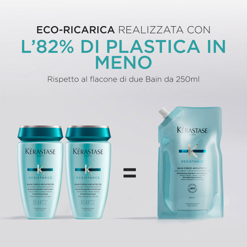 Kerastase Résistance Bain Force Architecte Refill 500ml Shampoo Rinforzante