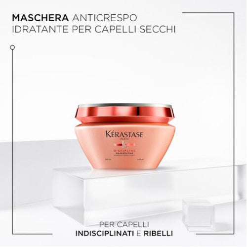 Kerastase Discipline Kit: Shampoo, Maschera e Spray Anti-Crespo 250ml, 200ml, 150ml