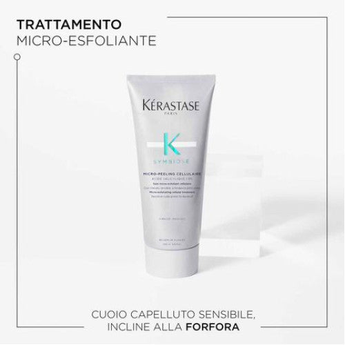 Kérastase Symbiose Set: Micro-Peeling, Shampoo, Balsamo per cute antiforfora