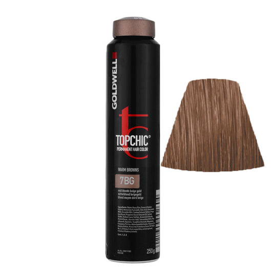 Tinta Capelli 7BG Biondo Medio Dorato Beige Goldwell Topchic