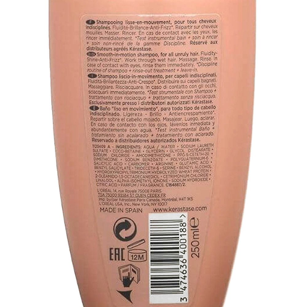 Kerastase Discipline Bain Fluidealiste: Shampoo Anti-Crespo Lisciante 250ml