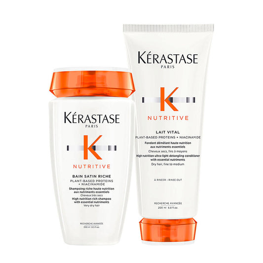 Kerastase Nutritive: Shampoo Nutriente e Balsamo per Capelli Secchi