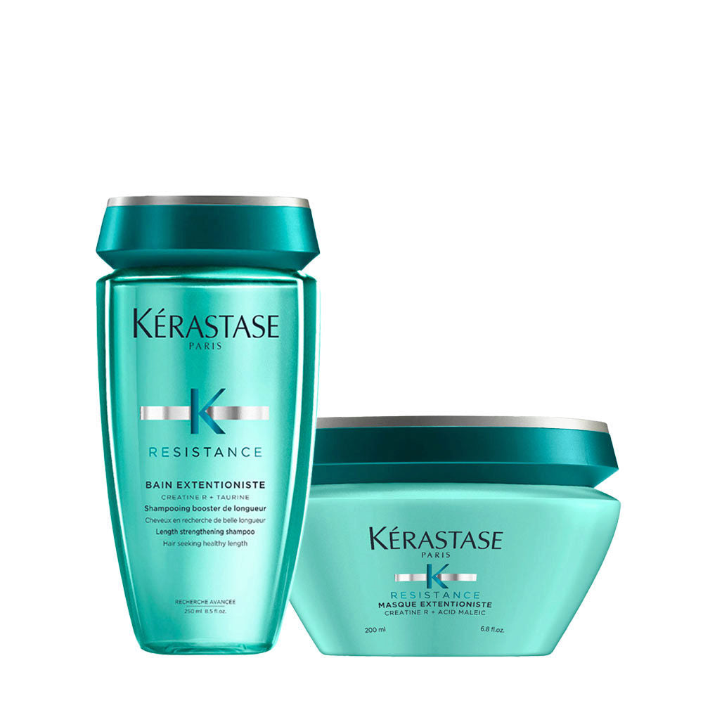 Kerastase Résistance Extentioniste: Shampoo e Maschera Rinforzante per Capelli Lunghi