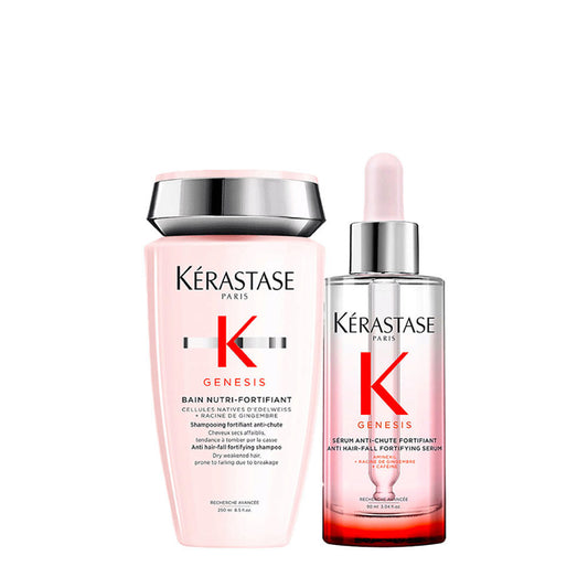 Kerastase Genesis Kit: Shampoo Nutri Fortifiant e Siero Anti-Caduta