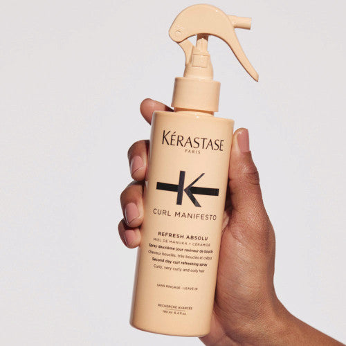 Kerastase Curl Manifesto Kit: Spray Ravvivante e Balsamo Idratante per Ricci