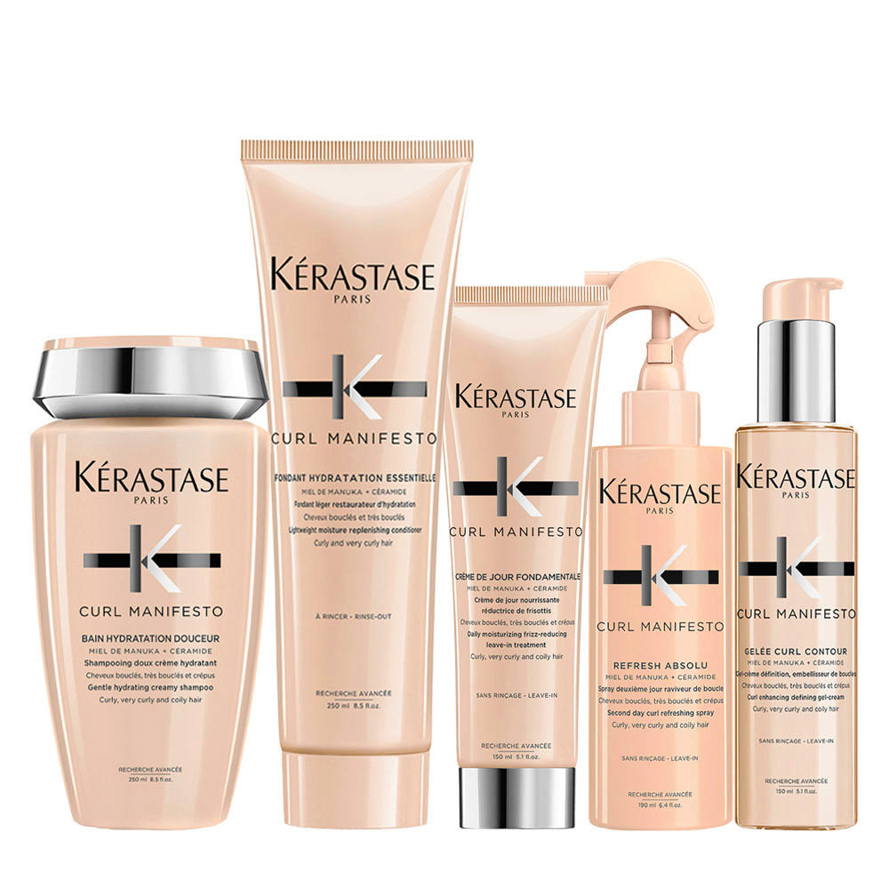 Kerastase Curl Manifesto Shampoo, Balsamo, Crema, Spray e Gel