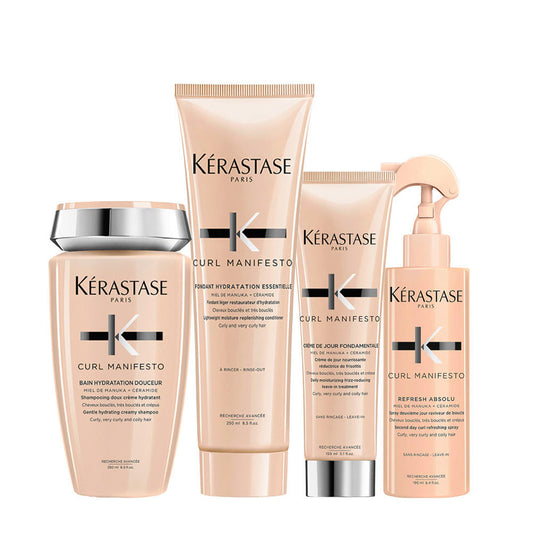 Kerastase Curl Manifesto Kit Capelli Ricci: Shampoo, Balsamo, Crema, Spray