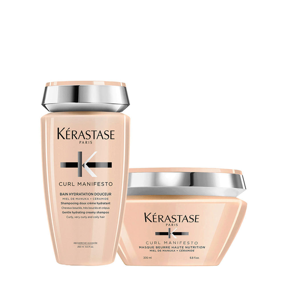 Kerastase Curl Manifesto Kit: Shampoo e Maschera per Capelli Ricci