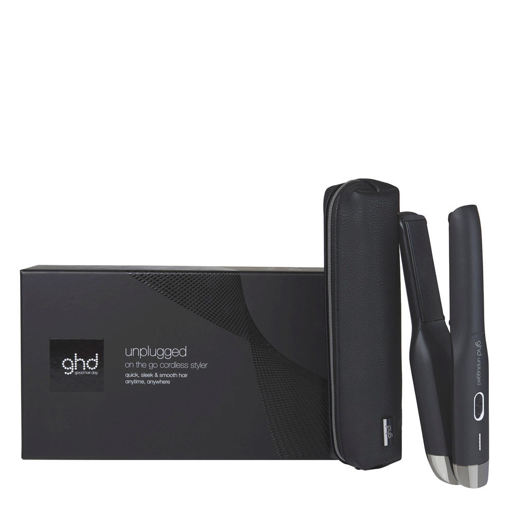 Ghd Unplugged Black - Piastra senza fili portatile e senza fili