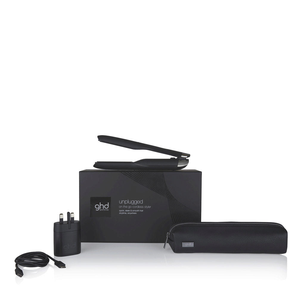 Ghd Unplugged Black - Piastra Senza Fili Portatile ad Alte Prestazioni