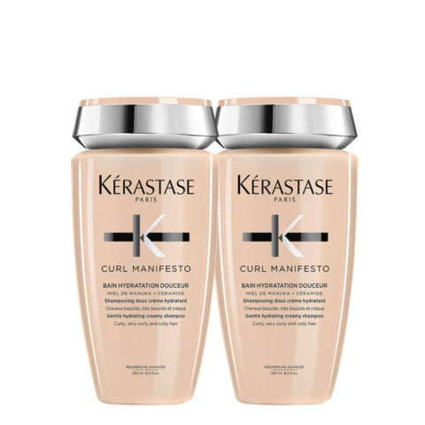 Kerastase Curl Manifesto Set Idratazione Capelli Ricci: Shampoo, Maschera, Crema, Gel