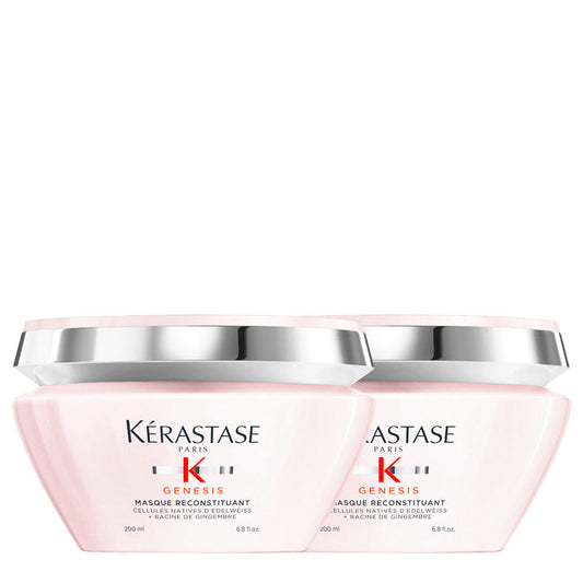 Kerastase Genesis Masque Ricostituente 200ml X2: Maschera Rinforzante Capelli Deboli