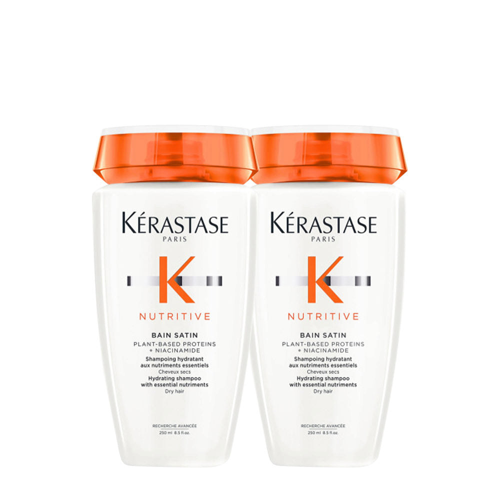 Kerastase Nutritive Bain Satin Shampoo 250ml x2 Capelli Normali o Secchi