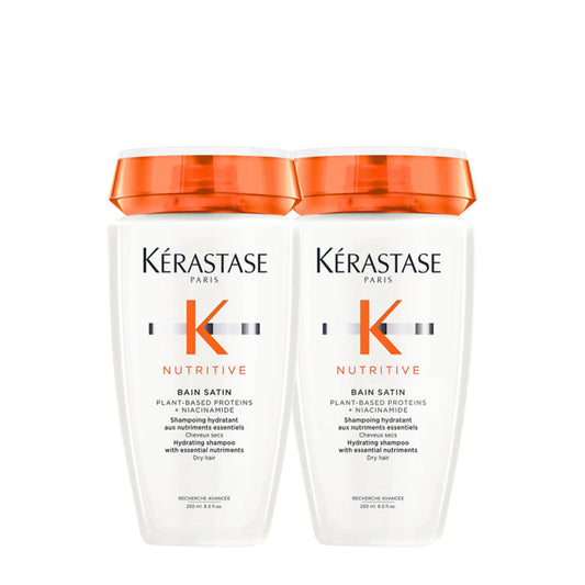 Kerastase Nutritive Bain Satin Shampoo 250ml x2 Capelli Normali o Secchi