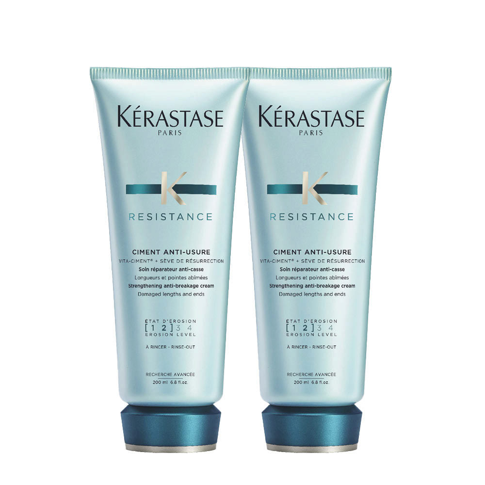Kerastase Ciment Anti Usure 200ml Pack X2: Rinforza e Proteggi i Tuoi Capelli