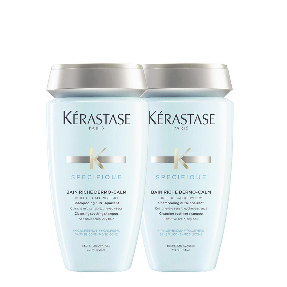 Kerastase Specifique Riche Dermo Calm Shampoo Lenitivo 250ml X2