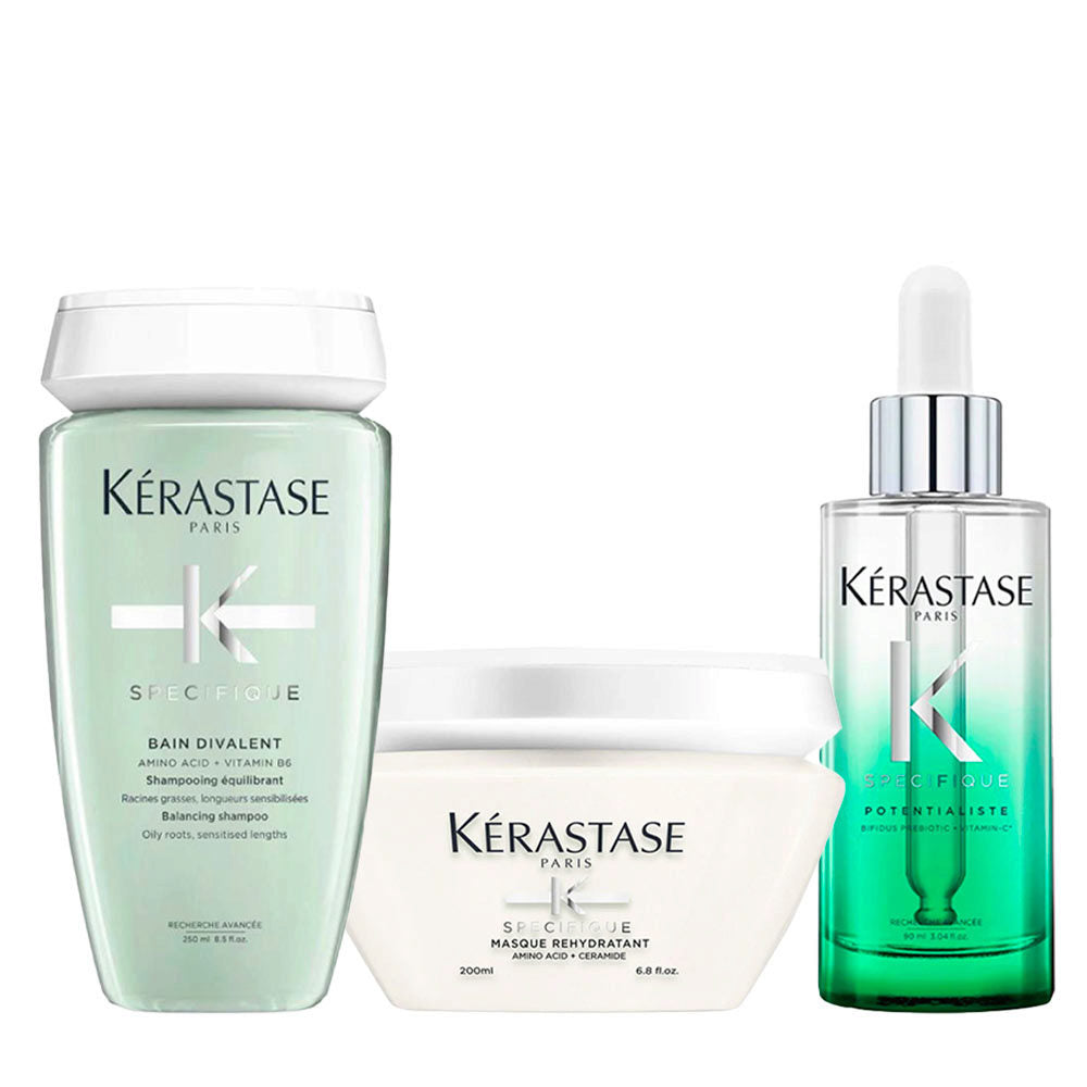 Kérastase Spécifique Trio: Bain Divalent, Masque Rehydratant e Sérum