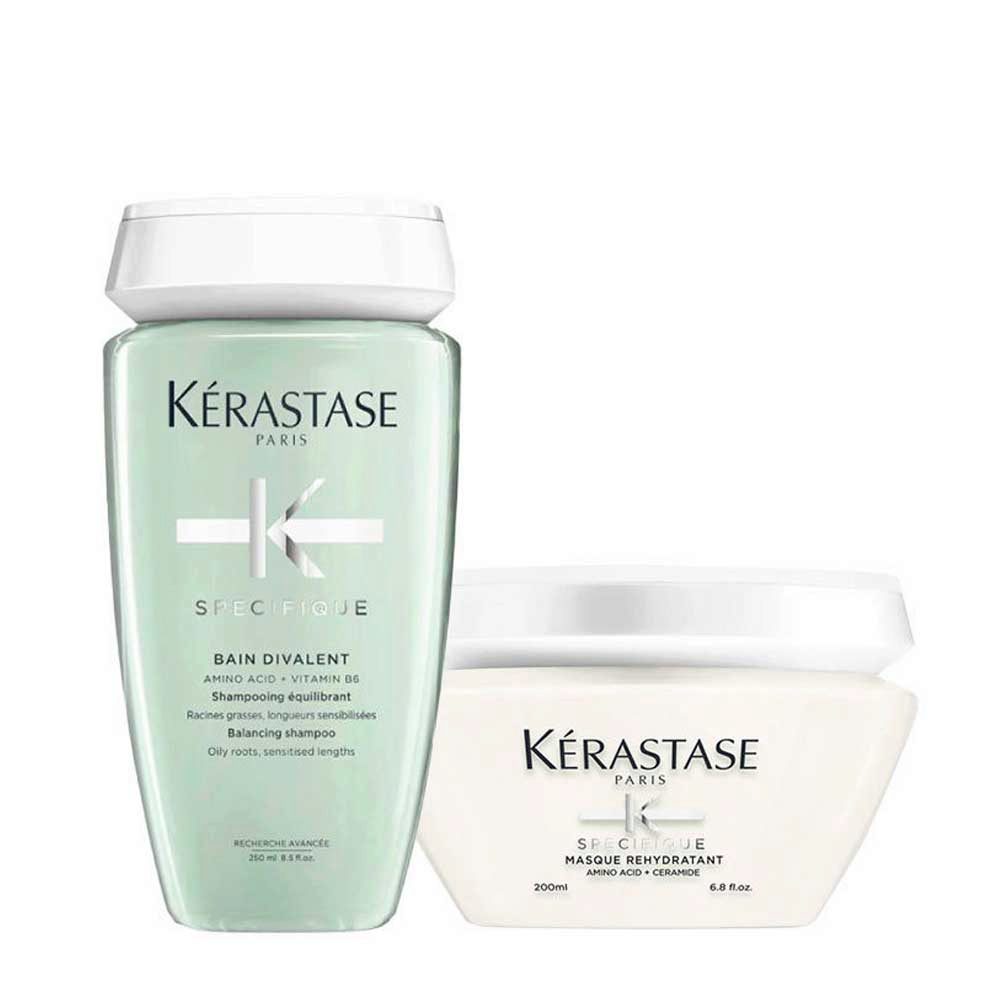 Kérastase Kit Spécifique Bain Divalent Masque Réhydratant 200ml