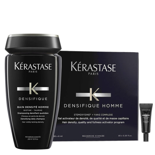 Kerastase Densifique Homme Shampoo 250ml & Fiale Capelli Diradati 30x6ml