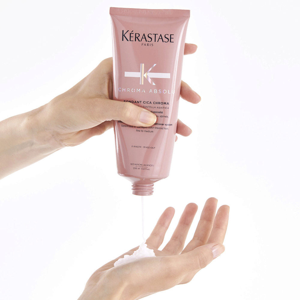 Kerastase Chroma Absolu: Shampoo Ricco e Balsamo Cica per Capelli Spessi