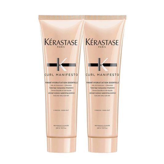 Kerastase Curl Manifesto Balsamo Idratante per Capelli Ricci, 250ml X2