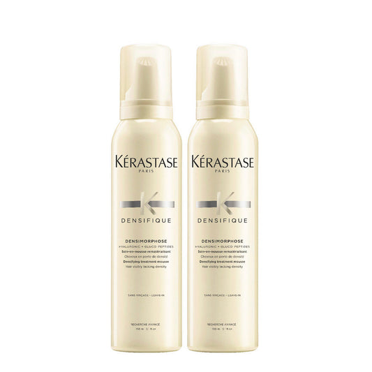 Kerastase Densifique Mousse Densimorphose, Spuma Volumizzante per Capelli, 150ml x2