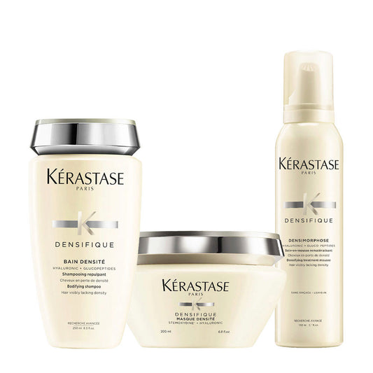 Kerastase Densifique Shampoo, Maschera e Mousse per Capelli Fini