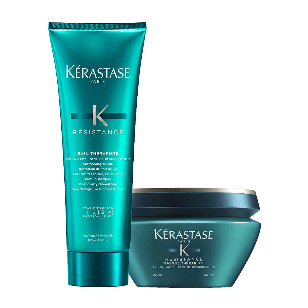 Kerastase Resistance Therapiste: Shampoo e Maschera per Capelli Danneggiati