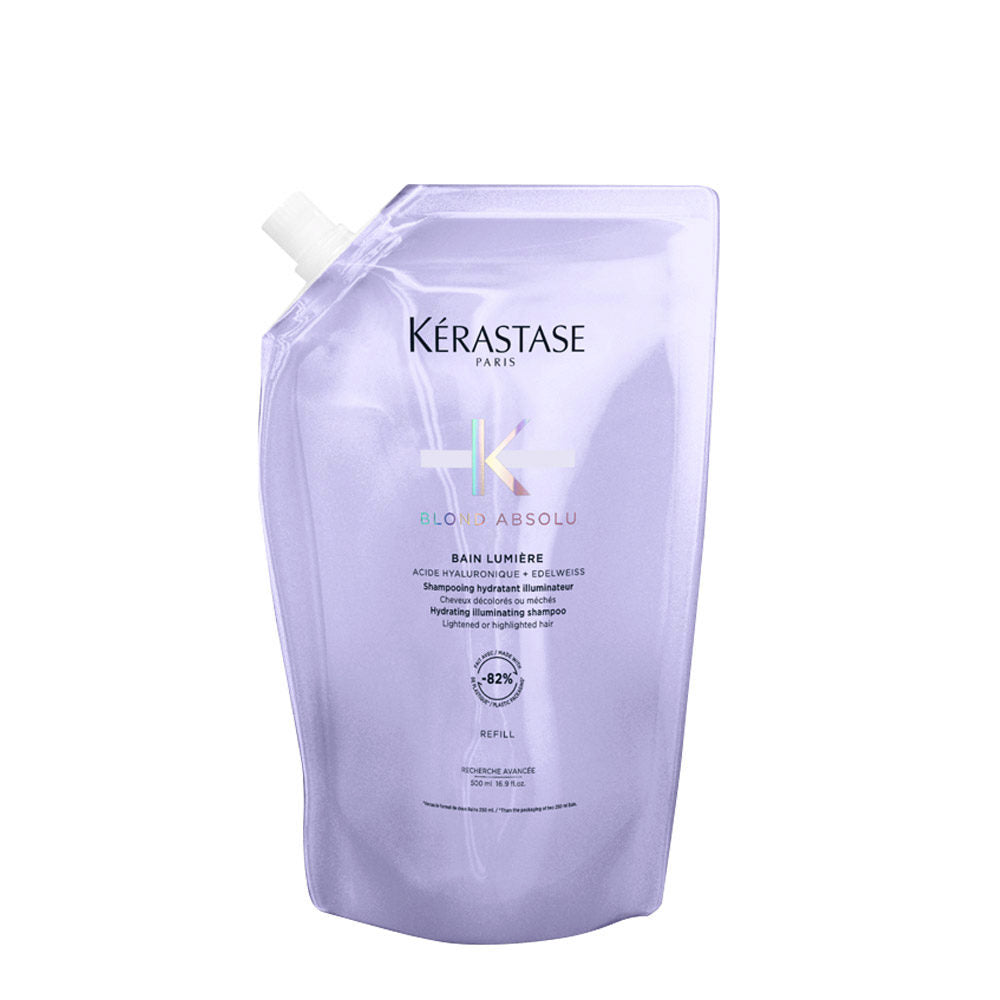 Ricarica Eco Kerastase Blond Absolu Bain Lumiere Shampoo Capelli Biondi 500ml
