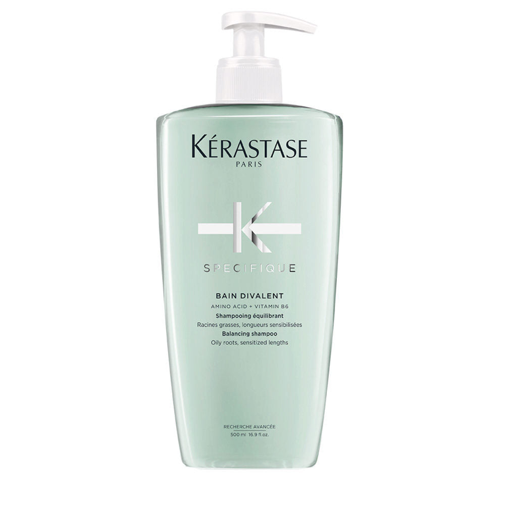Kérastase Spécifique Bain Divalent Shampoo: Cuoio Capelluto Grasso Purificato, Capelli Voluminosi