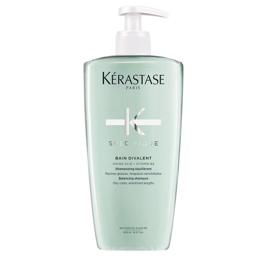Kérastase Spécifique Bain Divalent Shampoo: Cuoio Capelluto Grasso Purificato, Capelli Voluminosi